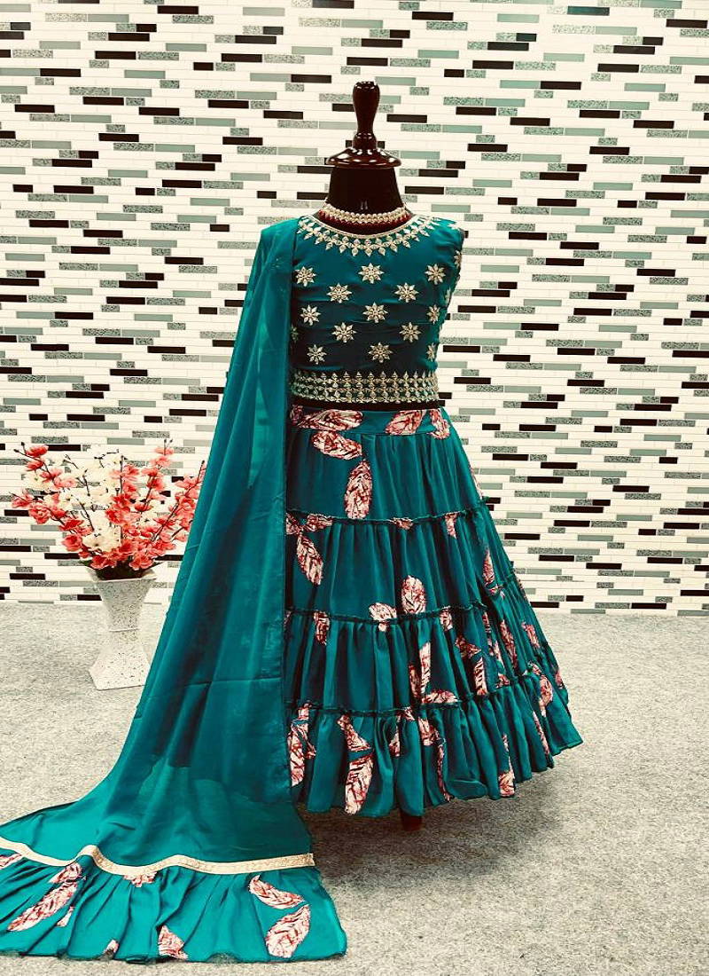 Oc 137 Girlswear Choli Lehenga And Dupatta Kids Catalog 